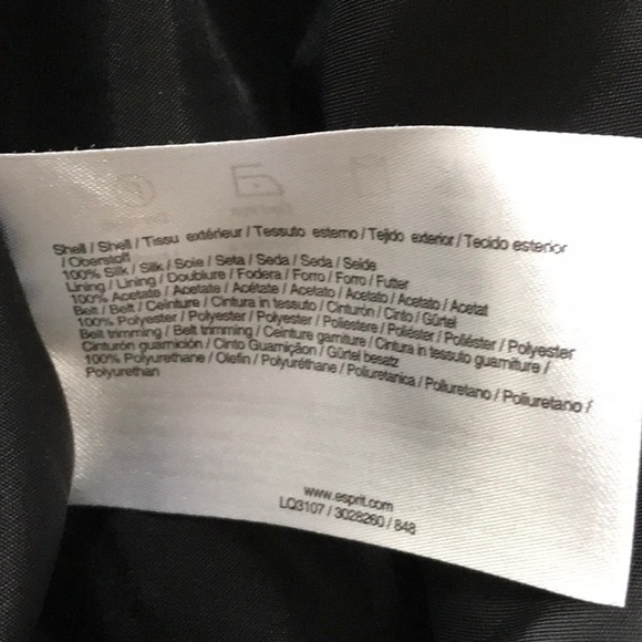 Esprit 100% Silk Skirt- Size 2 - Picture 6 of 6